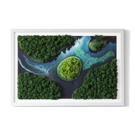 Obraz dekoratívny mach Ostrov na rozlievanie 60x40