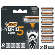 BIC Hybrid Flex 5 Náplne do holiaceho strojčeka - blister 1op.8ks