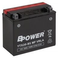 BPower Platinum AGM YTX20-BS 12V 18Ah 270A ETX20