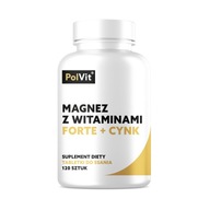 Magnez cytrynian witaminy B FORTE + CYNK 120 tabletek do ssania - PolVit