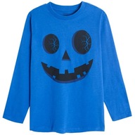 Cool Club Bluzka chłopięca z długim rękawem niebieska Halloween r 158