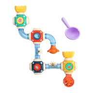 Kreatívne hračky do vane Hračky DIY Rúry Sprcha Vodné Hry Vodopád do vane
