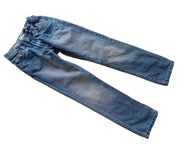 C&A ocieplane jeansowe spodnie 140 cm