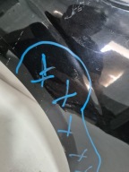 VOLVO XC60 II 2 spoiler-IN HYBRID 17-> fender front front left