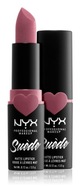 NYX Professional Makeup Suede Matte Lipstick zmatňujúci rúž