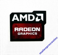 Naklejka RADEON GRAPHICS 20 x 16 mm 016b