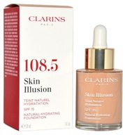 Clarins Skin Illusion Natural Hydrating Foundation SPF 10 108.5 Cashew 30ML