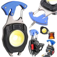 LED LAMPKA COB KĽÚČENKA OTVÁRAČ MAGNET BATERKA 8V1 MINI VRECKOVÁ VÝKONNÁ