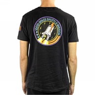 Tričko Alpha Industries Space Shuttle T 176507 556 čierne / Neon Purple X