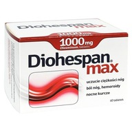 Diohespan Max diosmina krążenie żylaki ból nóg 60x
