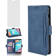 Etui na telefon do OnePlus 5T portfel portfel skóra klapka z hartowanego sz