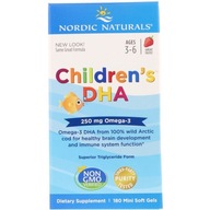 NORDIC NATURALS Childrens DHA 250 mg (180 kapsúl)