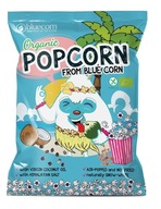 POPCORN Z NIEBIESKIEJ KUKURYDZY Z OLEJEM KOKOSOWYM I SOLĄ HIMALAJSKĄ BEZG