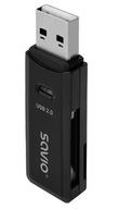 Čítačka kariet micro SD / SD USB 2.0 480 Mbps SAVIO AK-63