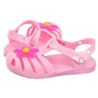 Sandałki dla Dziewczynki Crocs Isabella Charm Sandal Flamingo Różowe