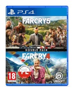 FAR CRY 4 + FAR CRY 5 DOUBLE PACK / PS4 / PS5 / NA PŁYCIE / NAPISY PL