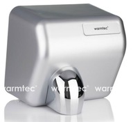 WARMTEC BARELFLOW ABS SREBRNA AUTOMATYCZNA ELEKTRYCZNA SUSZARKA DO RĄK