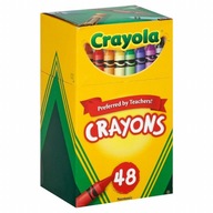 CRAYOLA CRAYONS voskové pastelky 48 farieb