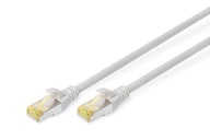 Kabel LAN 20m komputerowy internetowy kat.6A S/FTP 100% miedź