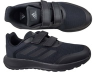 ADIDAS TENSAUR RUN IG8568 BUTY SPORTOWE DZIECIĘCE RZEPY LEKKIE CZARNE W-F