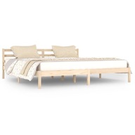 vidaXL Rám postele, masívne borovicové drevo, 200 x 200 cm