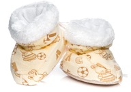 Ciepłe buciki niemowlęce r. 0-6 miesięcy dł. 10 cm