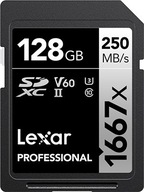 Lexar SDXC 128GB Professional 1667x UHS-II U3