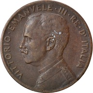 Moneta, Włochy, Vittorio Emanuele III, 2 Centesimi