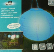 Lampa solarna lampion niebieski 28cm