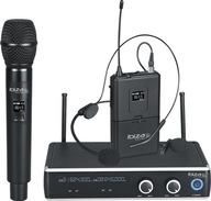 Mikrofon bezprzewodowy UHF na klip bodypack stacja/ zestaw mikrofonowy