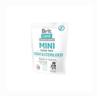 Brit Care Mini Grain free Light&sterilised 400g Karma sucha dla małych ras