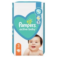 Plienky Pampers Active Baby Veľkosť 3 54 ks