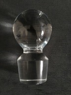 Kryształowy korek do karafek, gąsiorów, 10 cm