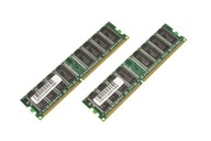 CoreParts Kit 2x1GB DDR 400MHZ moduł pamięci 2 GB