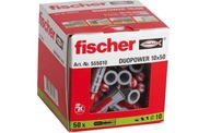 Hmoždinky univerzálne Fischer 10 x 50 mm 0,1 kg / 50 ks.