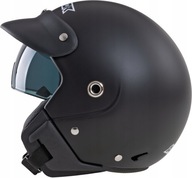 KASK MOTOCYKLOWY MAT NA SKUTER MOTOR Z BLENDĄ ST L