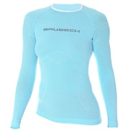 Brubeck Dámske tričko 3D Run PRO s dlhým rukávom modré XL