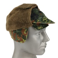 Oryginalna zimowa czapka uszanka BW Flecktarn r 55