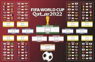 Plakat Mistrzostwa Świata 2022 Terminarz 60x40 cm