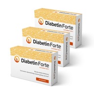 3x Diabetin Forte - dráč na metabolizmus glukózy