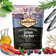 CARNILOVE SALMON & TURKEY FOR PUPPIES 1,5kg