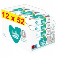 Pampers Chusteczki Nawilżane Sensitive Wipes 12 x 52 = 624 szt