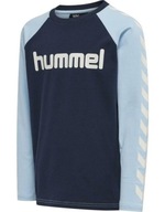 HUMMEL BLUZKA DŁUGI RĘKAW ŁĄCZENIE LOGO KONTRAST RNZ HMR__152