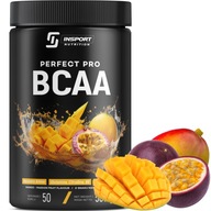 BCAA PERFECT 500g AMINOKYSELINY REGENERÁCIA VYKONÁVANIE MANGO MARAKUJA | INSPORT