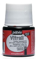 Farba z farebného skla Pebeo Vitrail - 12 Crimson