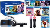 Sony PlayStation VR Mega Pack Vyhradený displej namontovaný na hlave 610 g Čierna, Biela + 6 iných produktov