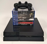 SONY PS4 SLIM CUH-1116A + 8 GIER - OKAZJA!