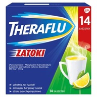 Theraflu Zatoki, 650 mg + 10 mg, 14 saszetek