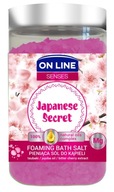 On Line Senses Japanese Secret Penivá soľ do kúpeľa 480G