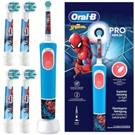 Elektrická zubná kefka Oral-B Vitality Pro D103 pre deti Spiderman
